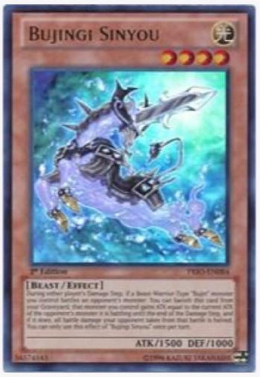 Yu-Gi-Oh! TCG Kaart Bujingi Sinyou Ultra Zeldzaam 1e Druk Primal Origin