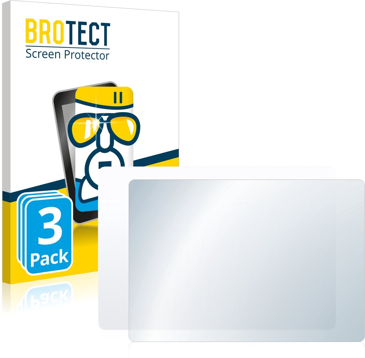 Screenprotector 3 Stuks voor Apple Magic 2 (Touch Trackpad) Beschermglas transparant