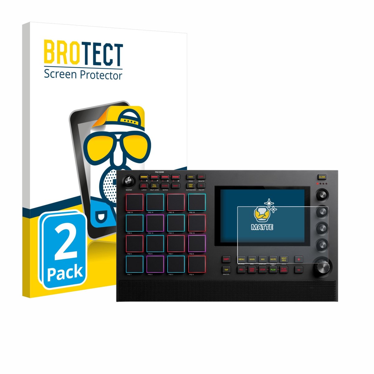 BROTECT - Screenprotector voor Akai MPC Live III - Folie Beschermfolie matte 2 Stuks