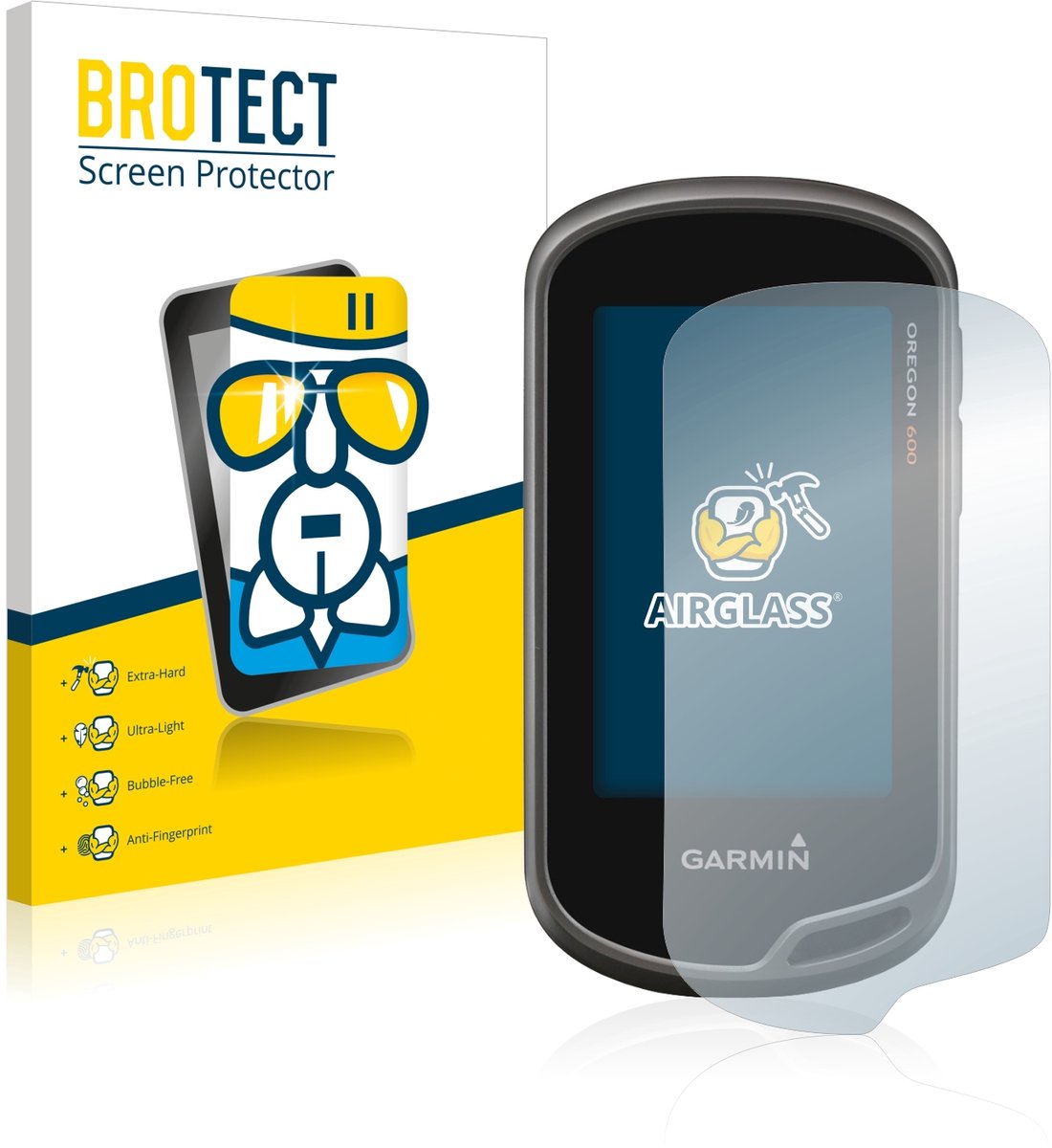 Screenprotector voor Garmin Oregon 650 Beschermglas transparant