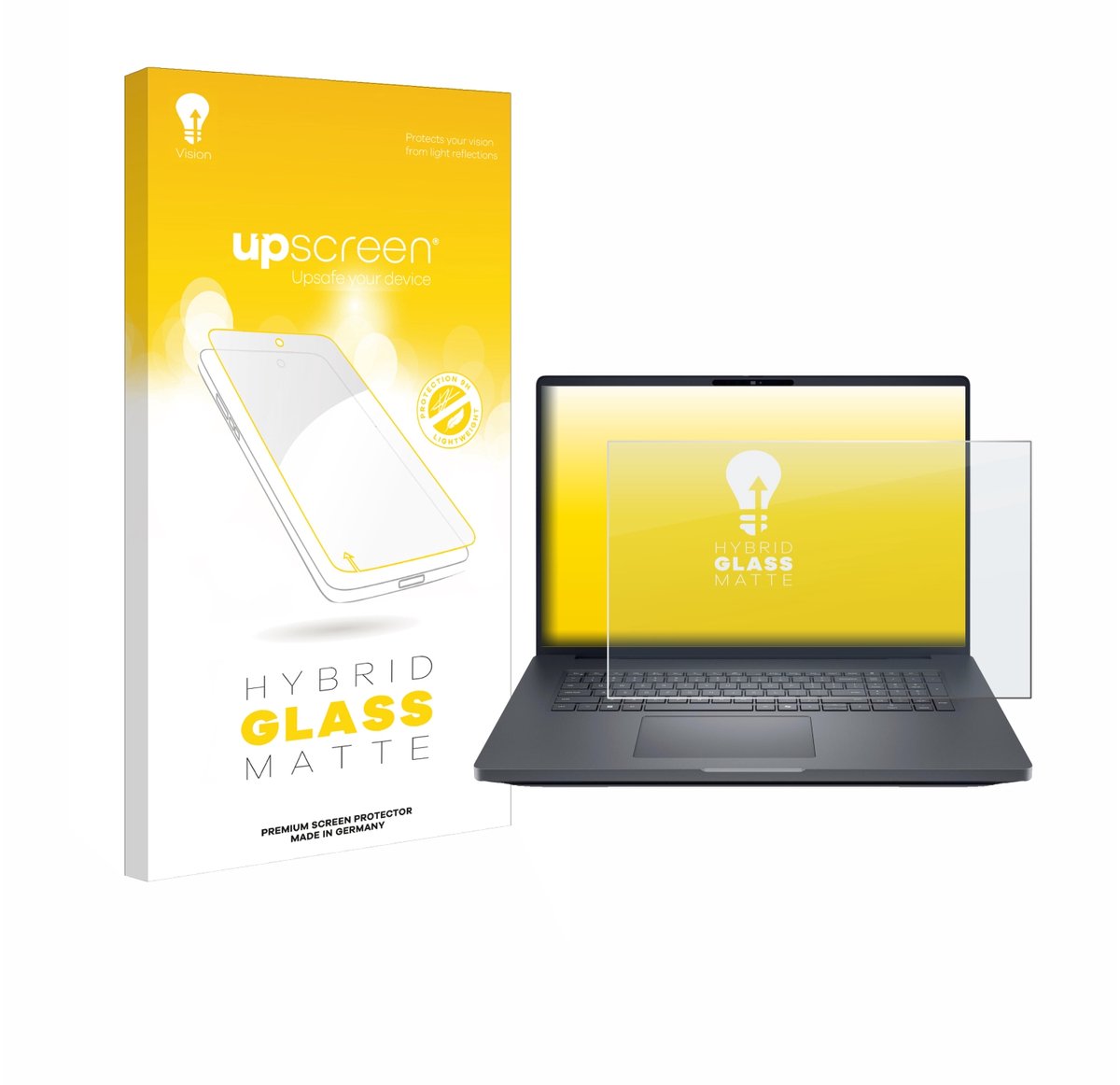 upscreen - Screenprotector voor Dell Pro Max 18 - Folie Beschermfolie Beschermglas matte