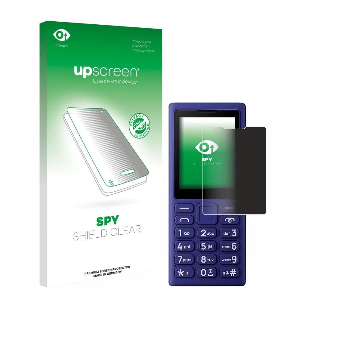 upscreen - privacy screenprotector voor HMD 101 4G - Folie Beschermfolie Blauwlichtfilter