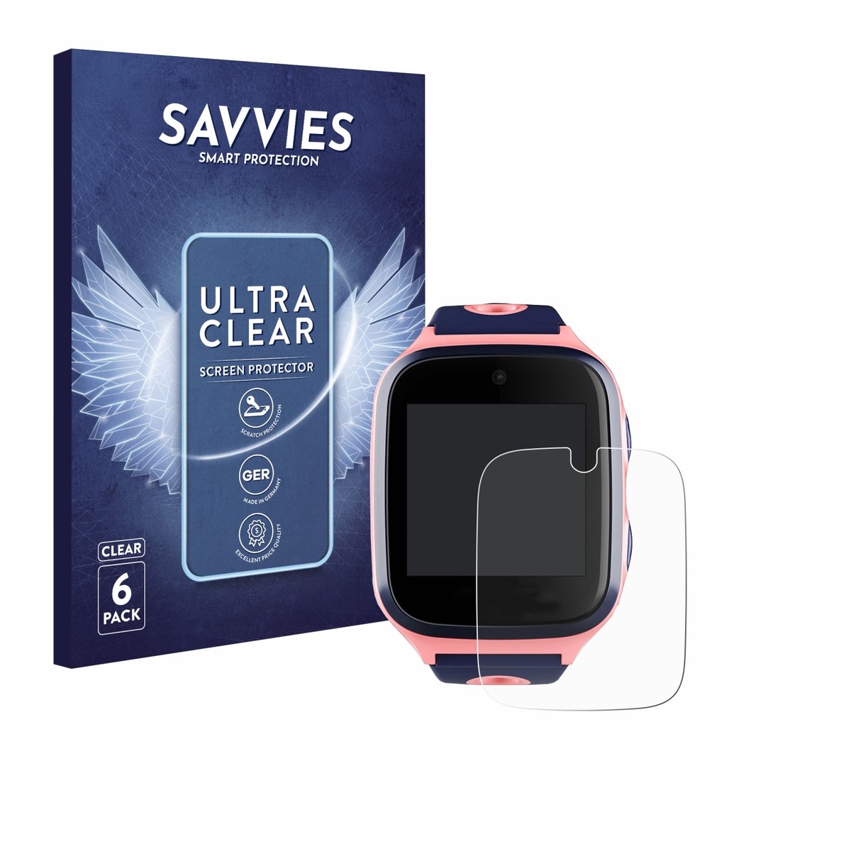 Savvies - Screenprotector voor Xplora 4 - Folie Beschermfolie transparant 6 Stuks