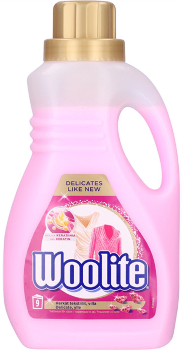 Woolite Wasmiddel Alle Textiel 33 wasbeurten - 6 x 1 liter - Voordeelverpakking