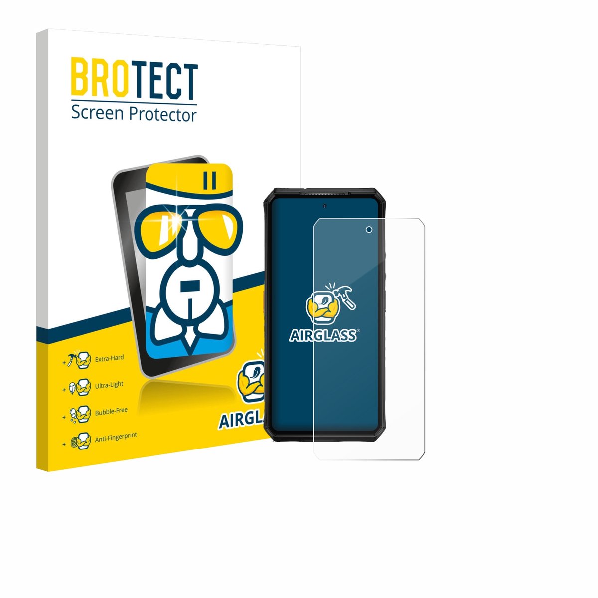 Screenprotector voor Ulefone Armor 28 Pro Beschermglas transparant