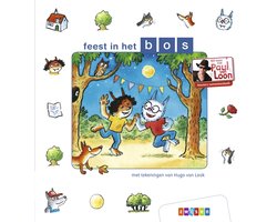 Omslag van AVI-lezen met Paul van Loon - feest in het bos