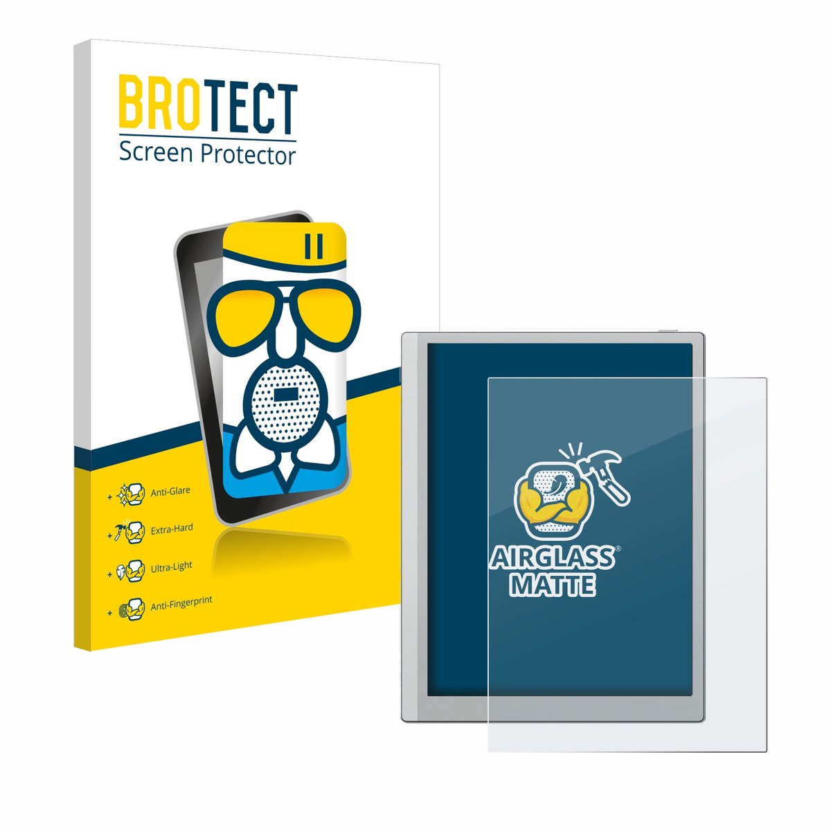 BROTECT - Screenprotector voor Boox Go 10.3 / (Gen 2) - Folie Beschermfolie Beschermglas matte