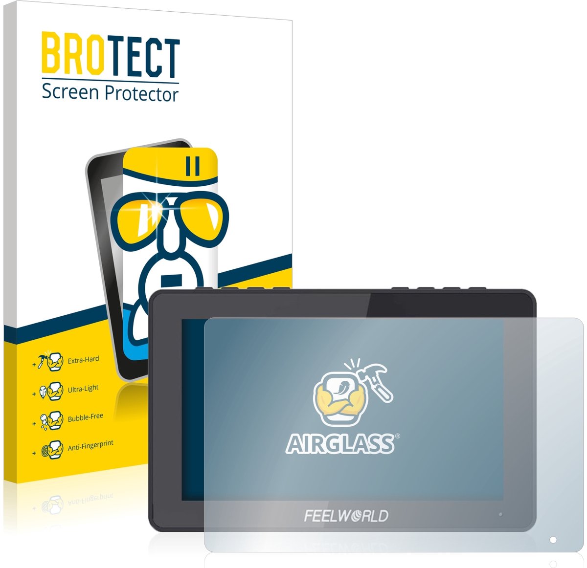 Screenprotector voor Feelworld F5 PRO V2 5.5" Beschermglas transparant
