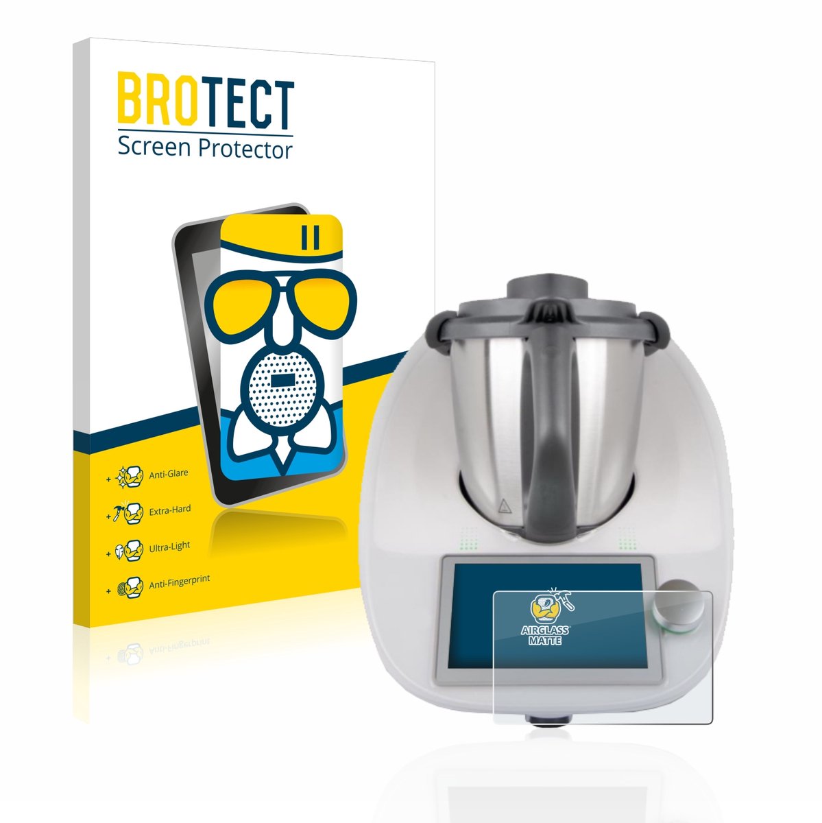 BROTECT - Screenprotector voor Vorwerk Bimby TM6 - Folie Beschermfolie Beschermglas matte
