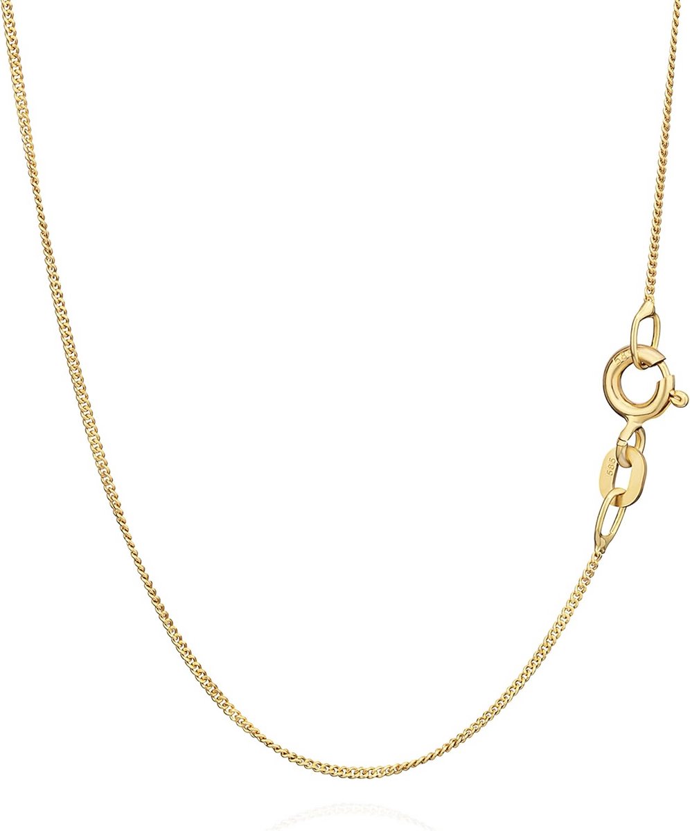 Elegante Gouden Krulketting 38 cm - Tijdloos en Stijlvol
