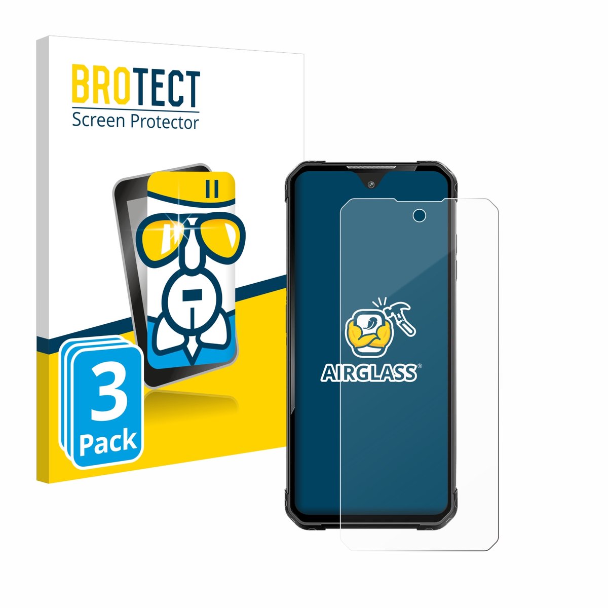 Screenprotector 3 Stuks voor iiiF150 Air 1 Ultra Plus (2023) Beschermglas transparant