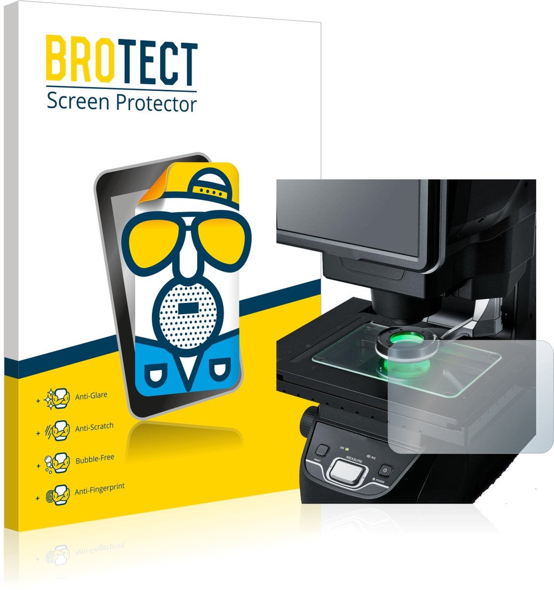 BROTECT - Screenprotector voor Keyence IM-7030 Glazen blad - Folie Beschermfolie matte