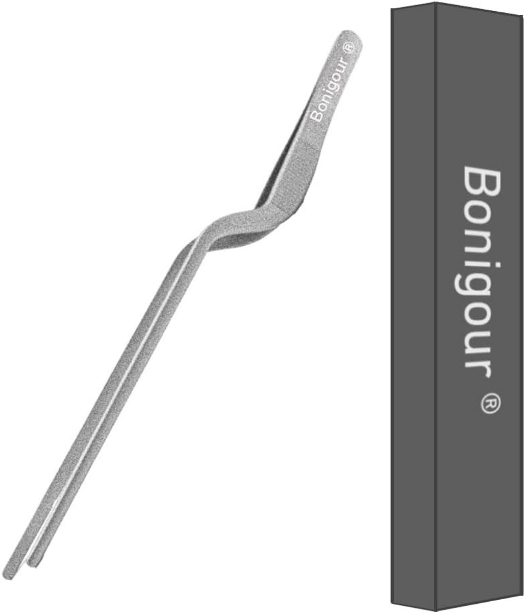 8 Inch Precisie Offset Pincet - Multifunctioneel Keukentool voor Decoreren en Koken