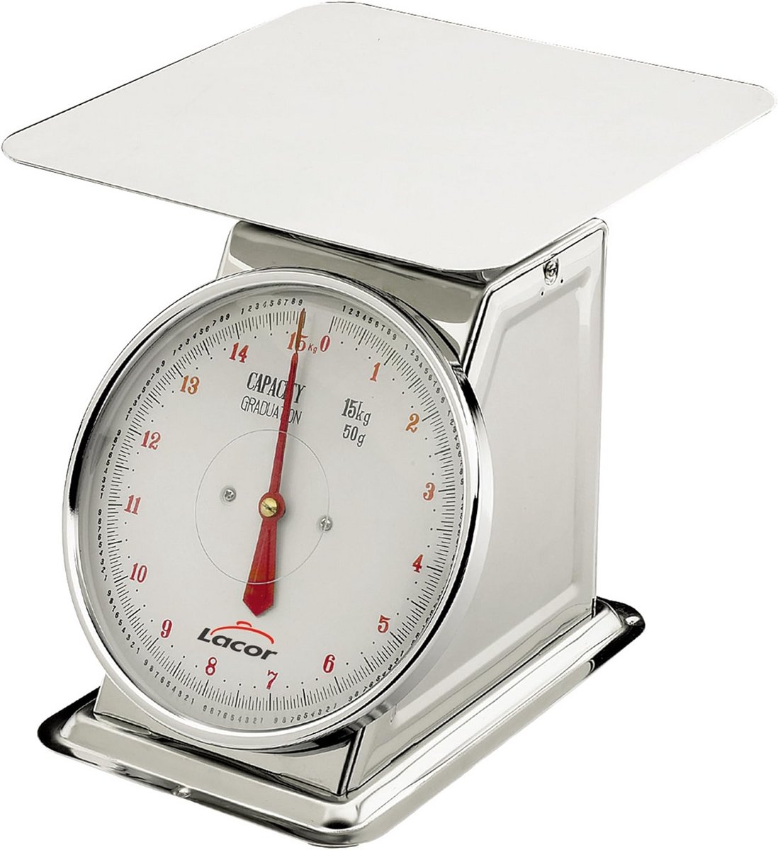 Mechanische weegschaal met plat bovendeel - 15 kg capaciteit