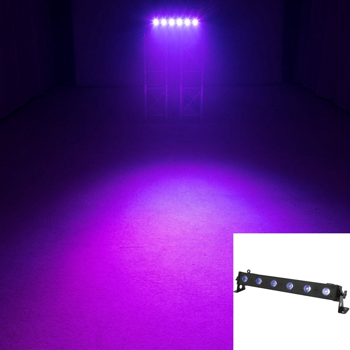 EUROLITE LED BAR-6 QCL RGB+UV Bar