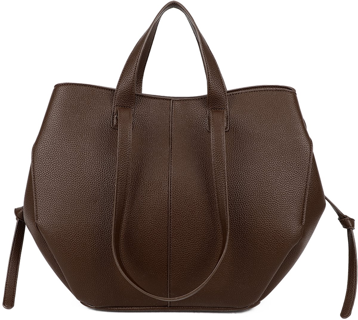 Gallantry® Dames Handtas – Shopper Tas – Schoudertas Dames – Werk Tas met Rits – Ruime Dames Tas - Coffee