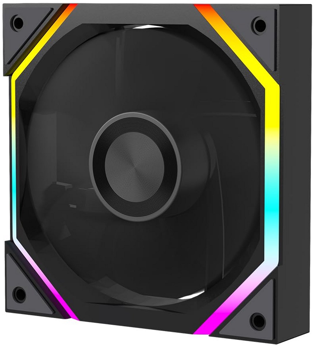 120mm ARGB PC Fan met PWM Controle - 62.36 CFM, 2000 RPM, 2.21 MMH2O