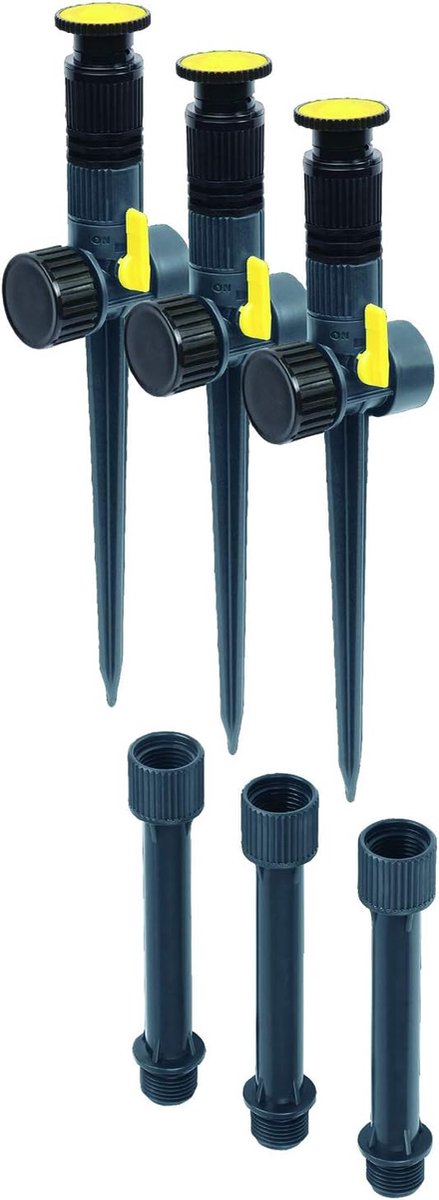 Multi-verstelbare sproeiers en risers set voor efficiënte tuinbewatering