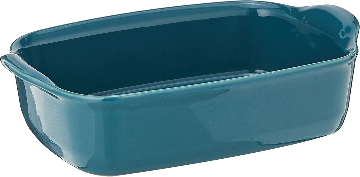 Ovenschaal van keramiek 22 x 14 cm - Blauw - Ideaal voor Gratin en Cassolettes