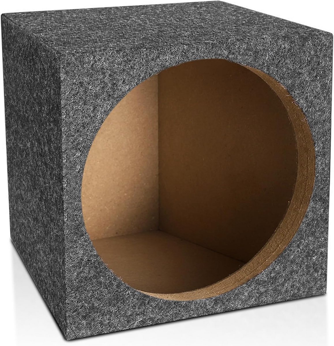 10" Auto Subwoofer Behuizing met Geluidsabsorberend Katoen - Duurzame Subbox voor Trucks