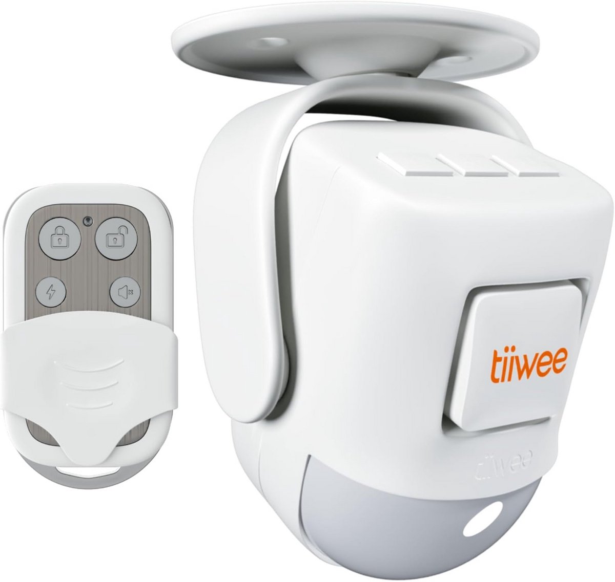 PIR Bewegingsmelder Alarm met Afstandsbediening - 120 dB - Uitbreidbaar Alarmsysteem voor Binnenveiligheid