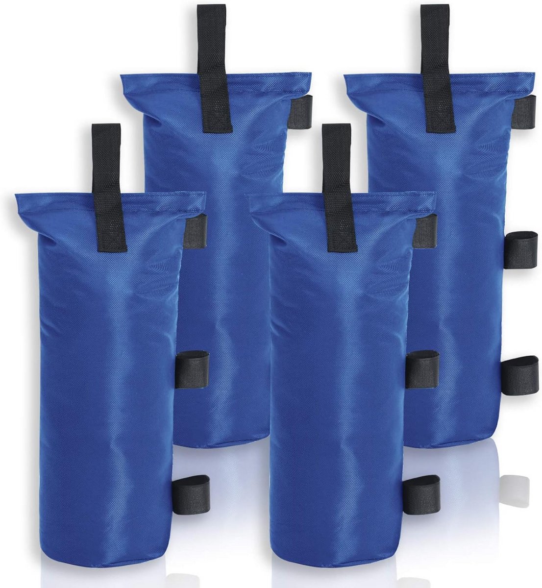 Set van 4 gewichten voor Pop Up Draagbare Luifel – Zware SandBags (7"X18", Blauw)