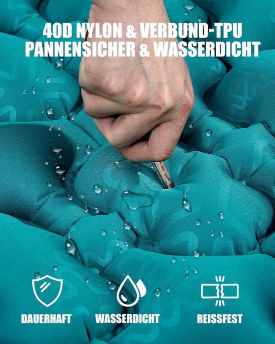 Slaapmat Zelfopblazend - Campingmatras Opblaasbaar - Campingbed - 1 persoon - Camping Mat — afbeelding 5