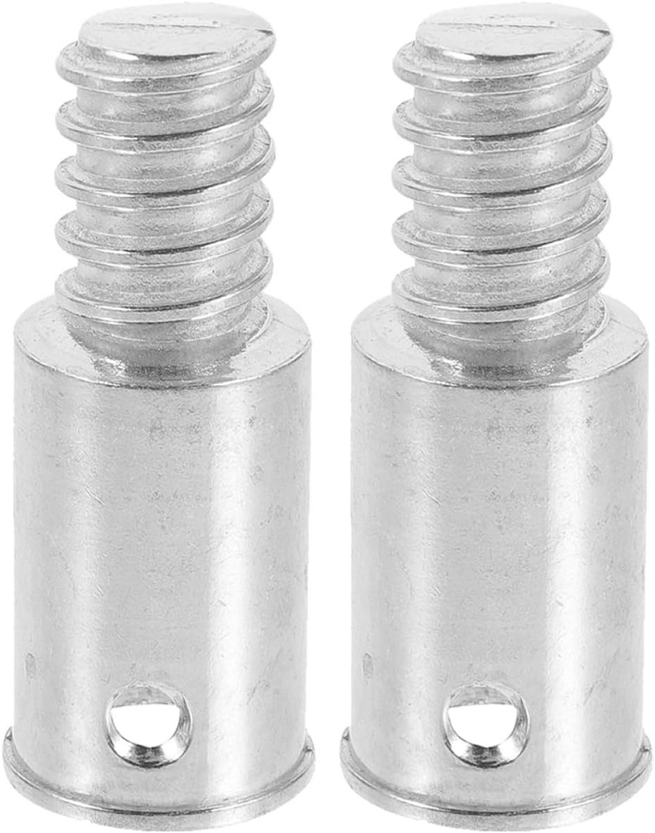 Greeppunten voor metalen stangen - 2 stuks schroefdraad greep adapter