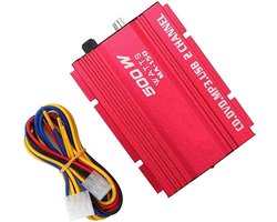 Mini 12V HiFi Stereo Auto-eindversterker met MP3-audioluidspreker en USB