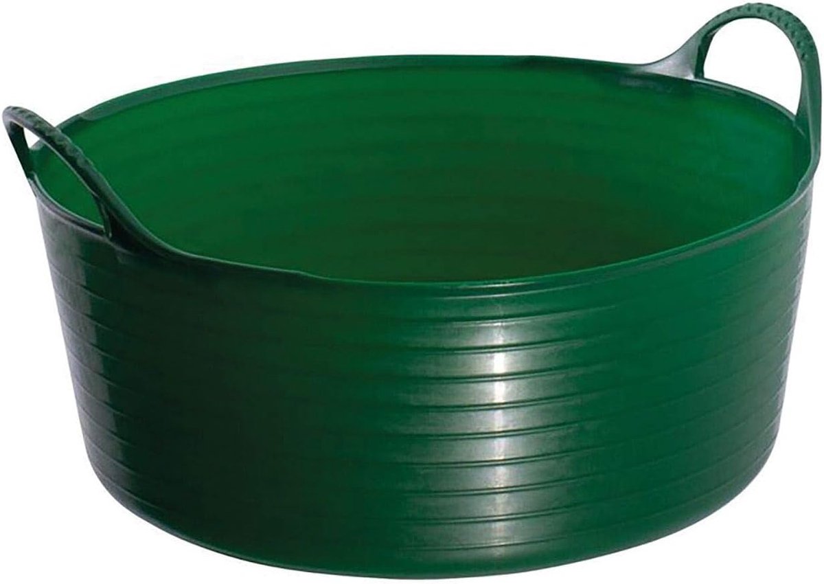 15 Liter Flexibele Opbergmand - Groen - Ideaal voor Tuin en Huishouding