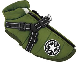 Oncpcare hondenkleding voor kleine honden, warme winter hondenjas. Jack vest met tuigje voor huisdieren, puppy, kleine honden