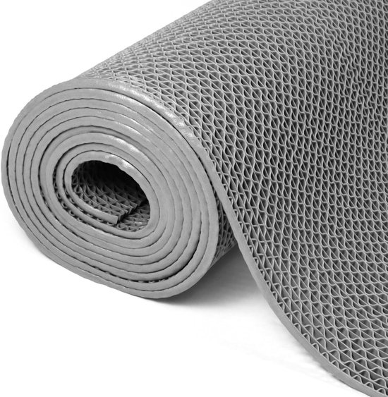 Tapis de drainage en PVC pour zones humides - 0,9 m x 3 m - tapis de douche antidérapant pour cuisines, balcons et restaurants