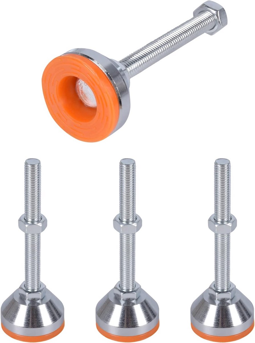 Verstelbare Meeufooten voor Zware Meubels - 4 Stuks - Stelpoot met Anti-slip en Stilte