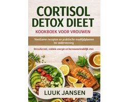 Omslag van CORTISOL DETOX DIEET KOOKBOEK VOOR VROUWEN