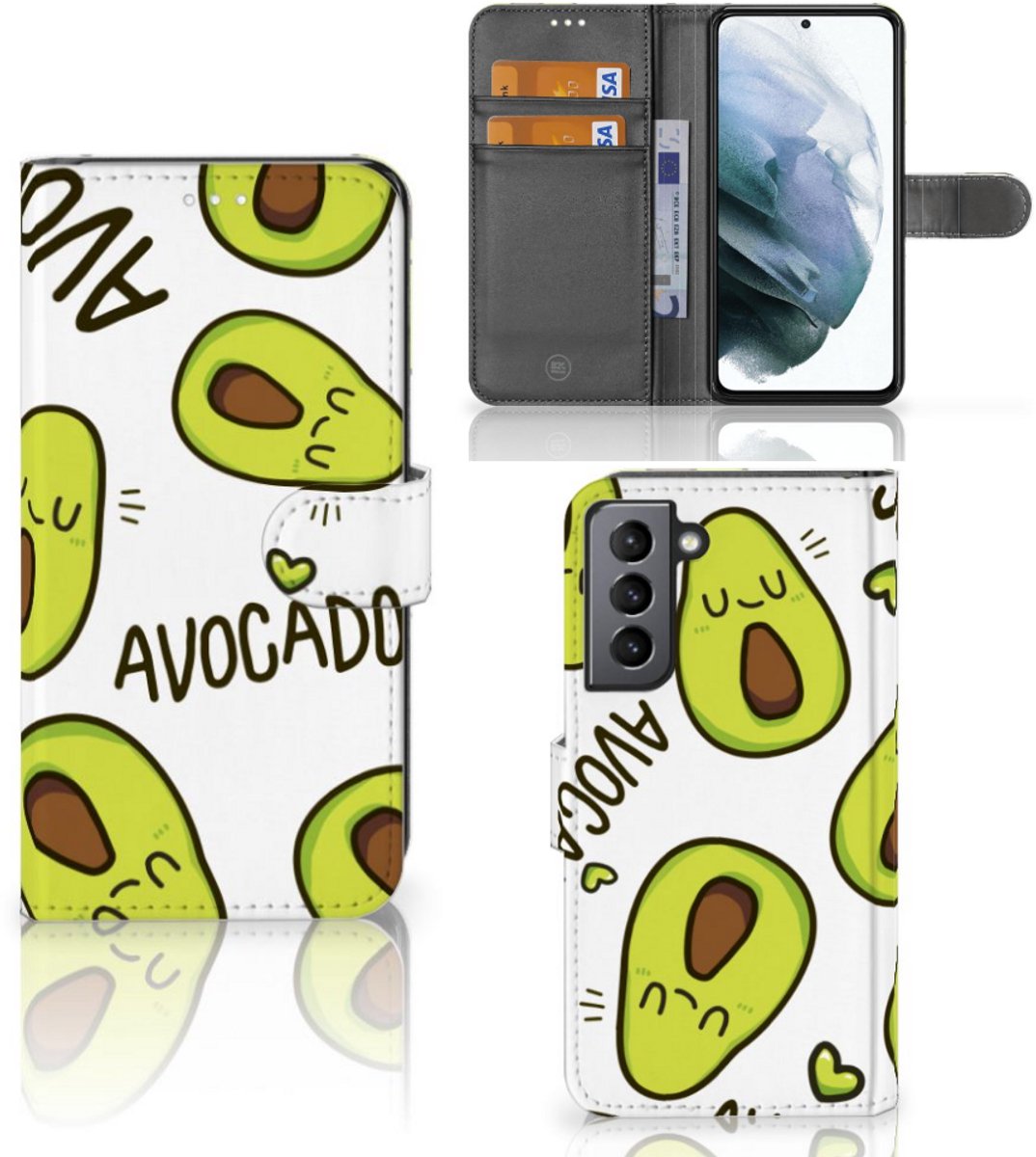 Samsung Galaxy S21 FE Leuk Hoesje Avocado Singing