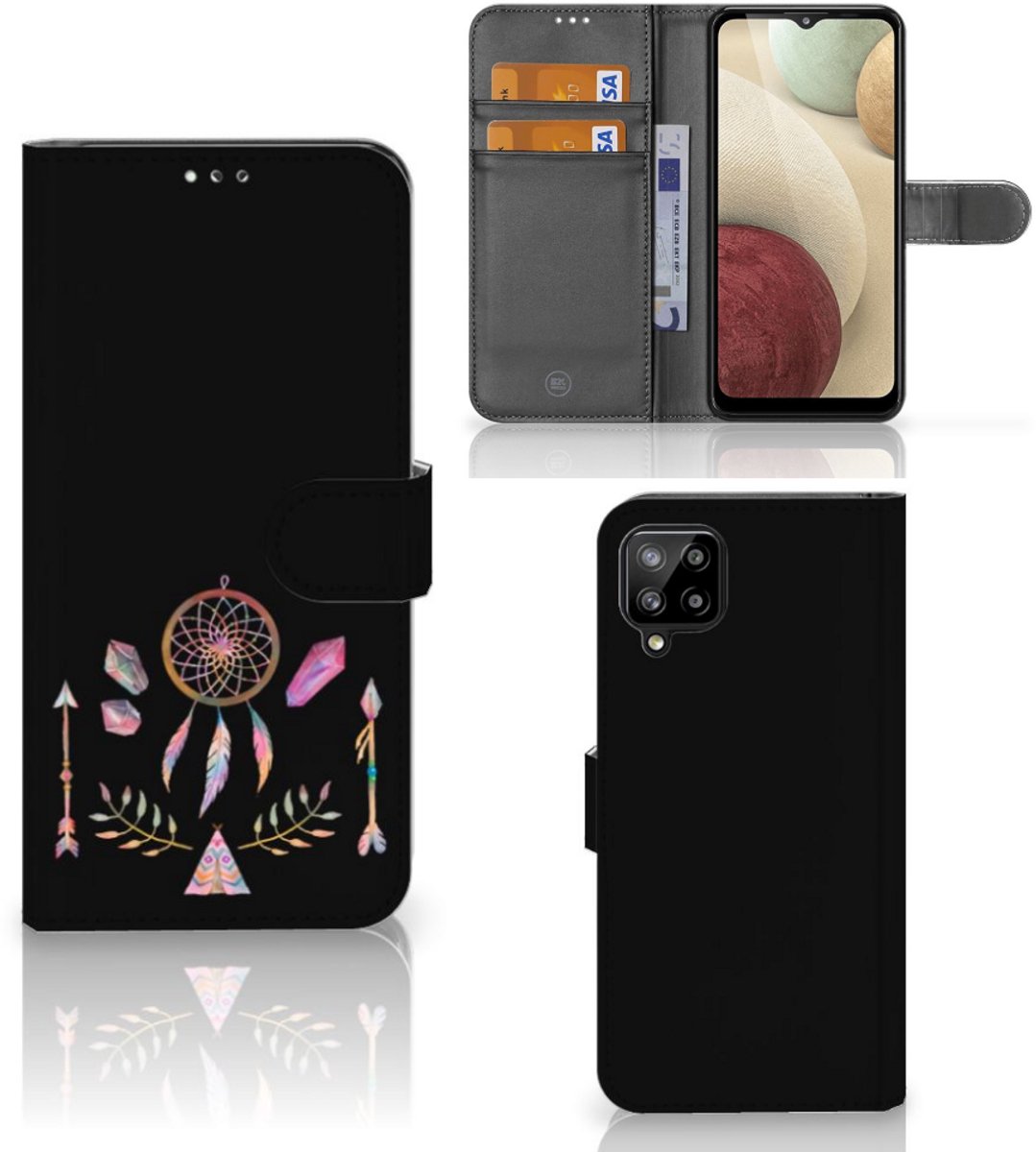 Samsung Galaxy A12 Leuk Hoesje Boho Dreamcatcher