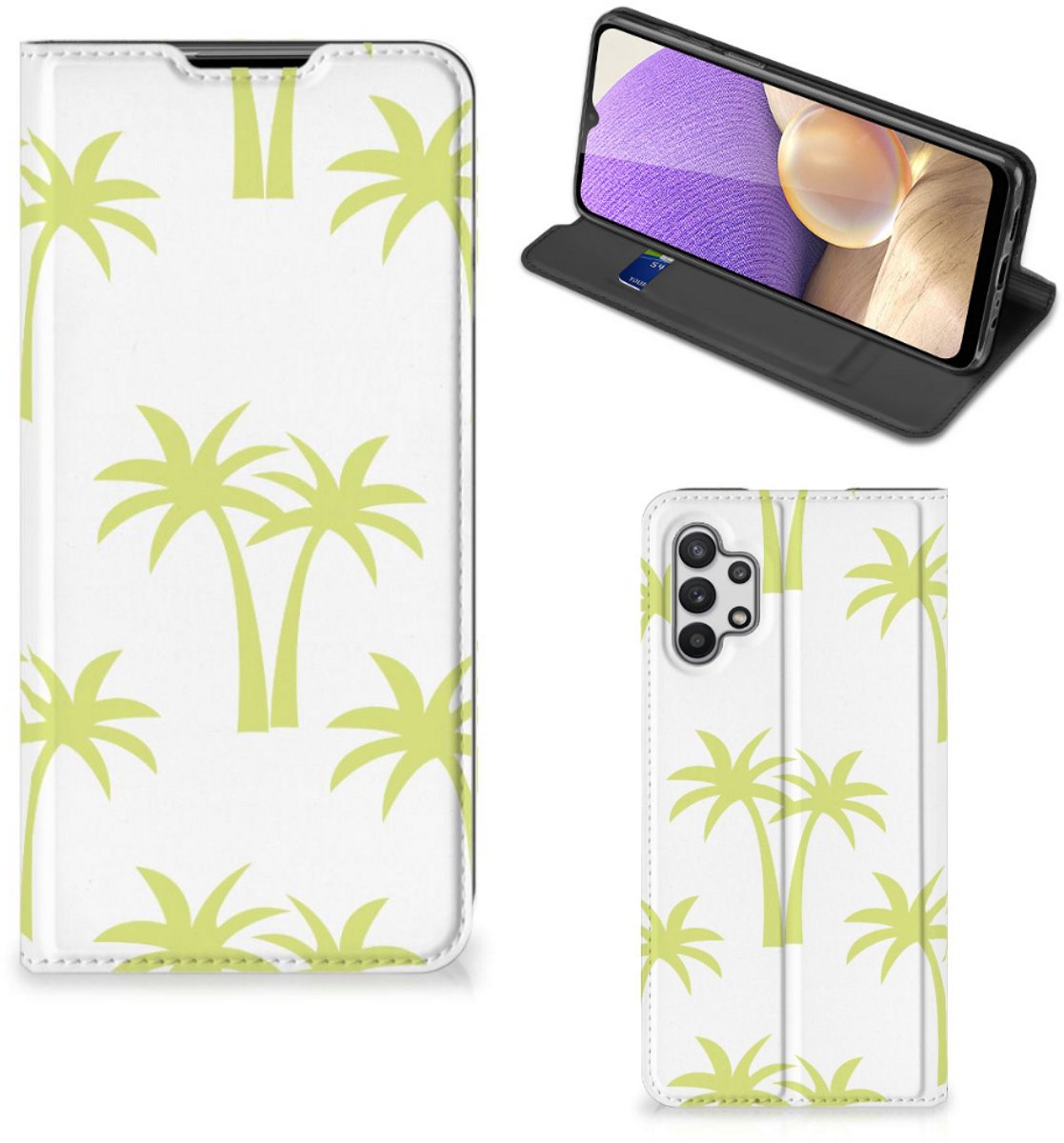Samsung Galaxy A32 5G Smart Cover Palmtrees