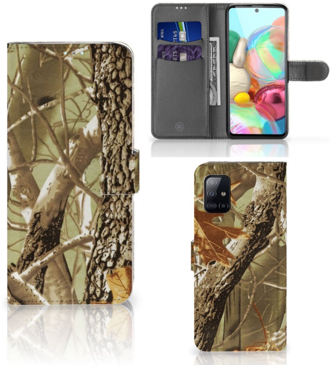 Book Case voor Samsung Galaxy A71 Hoesje Wildernis