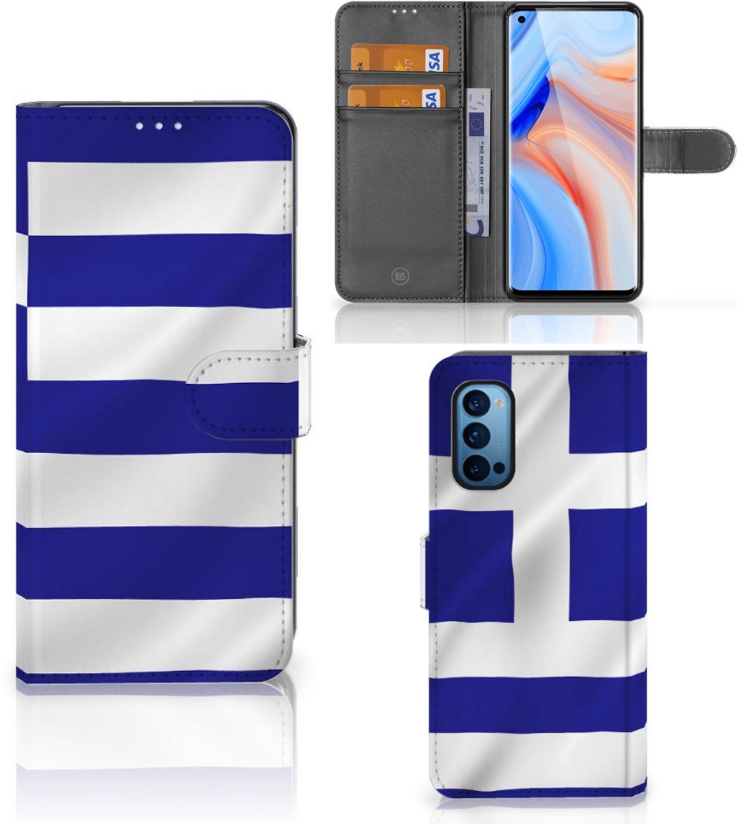 OPPO Reno 4 Pro 5G Bookstyle Case Griekenland