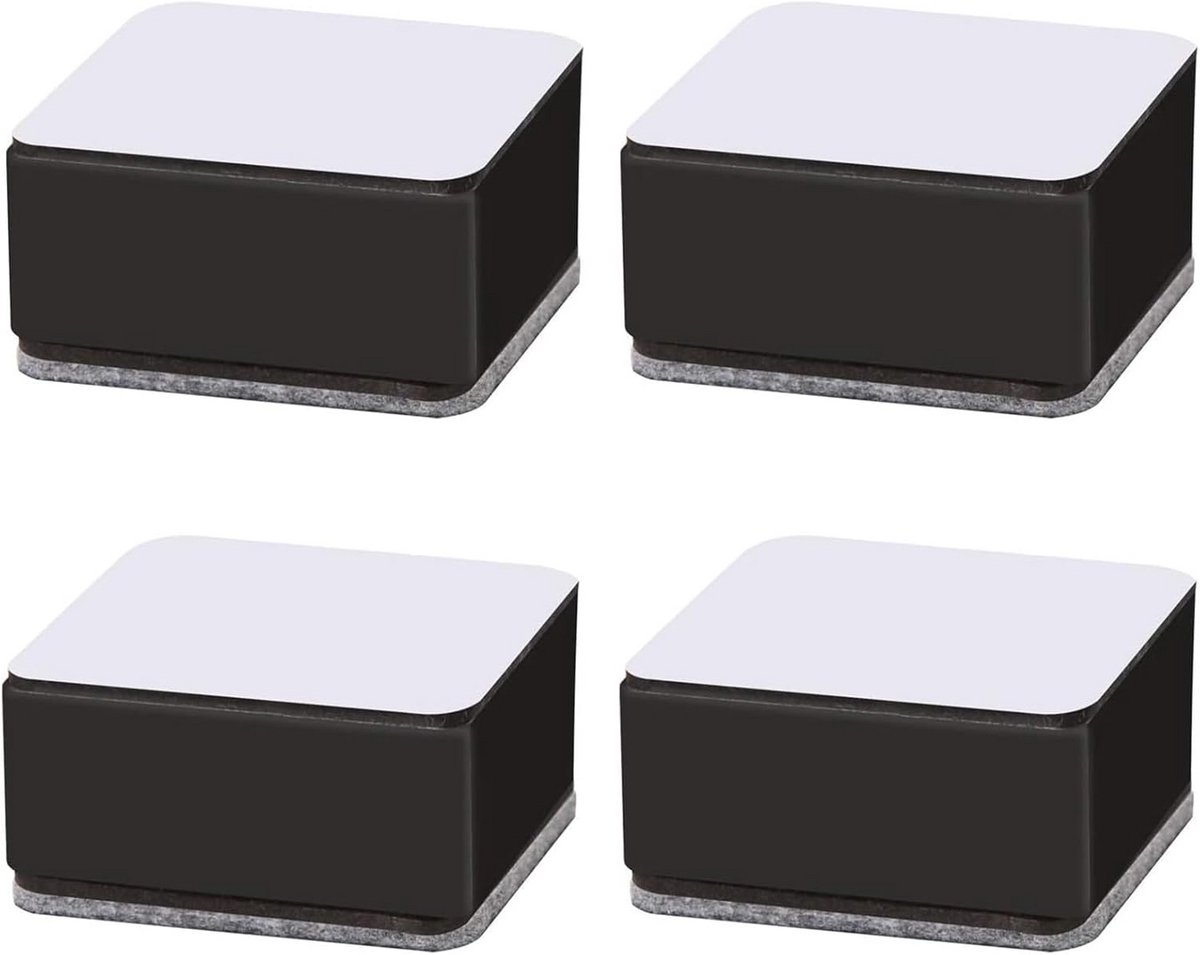4 stuks zelfklevende meubelverhogers voor banken, tafels, kasten en bedden - 3 cm hoog