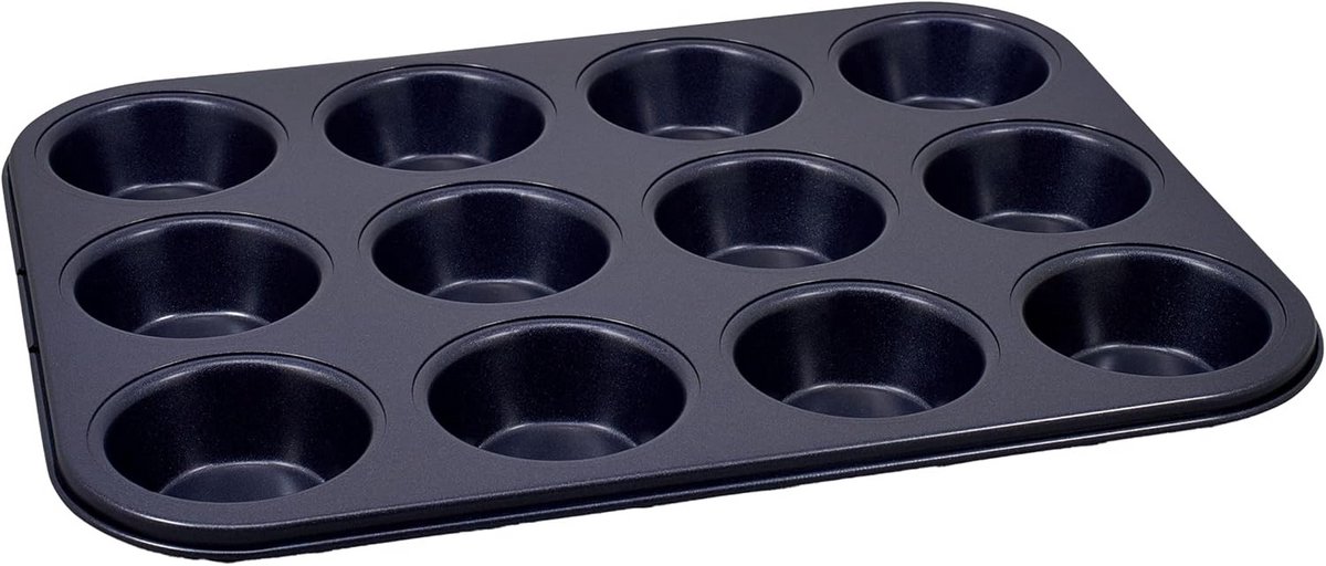 Muffinvorm met 12 Holtes en Antiaanbaklaag - Duurzaam en Vaatwasmachinebestendig