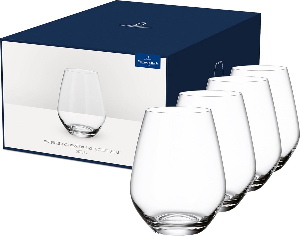 Ovid Kristalglas Set voor Water, Wijn en Champagne - Tijdloos Design