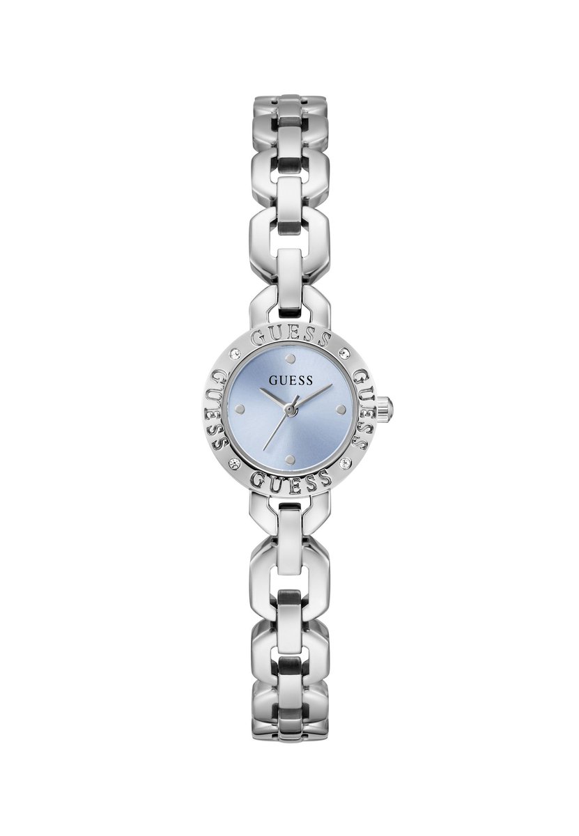Guess Siren Quartz Analoog Horloge Silver Tone Kast: 100% Roestvrij Staal | Armband: 100% Roestvrij Staal 23 mm GW1019L1, GW1019L2, GW1019L3, GW1019L4