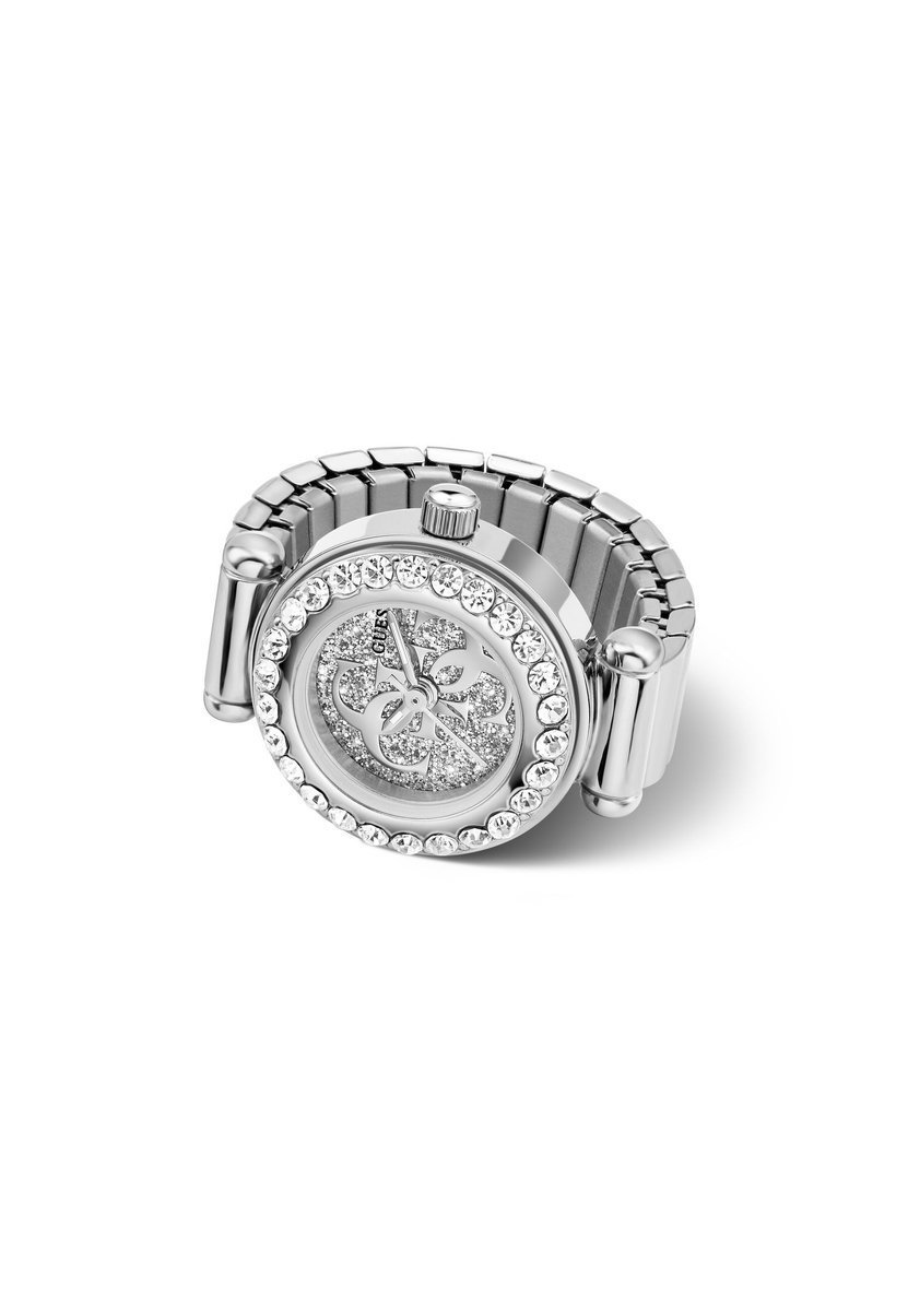Guess Anna Quartz Analoog Horloge Silver Tone Kast: 100% Roestvrij Staal | Armband: 100% Roestvrij Staal 18 mm GW1022L1, GW1022L2, GW1022L4, GW1078L1, GW1078L2, GW1078L4