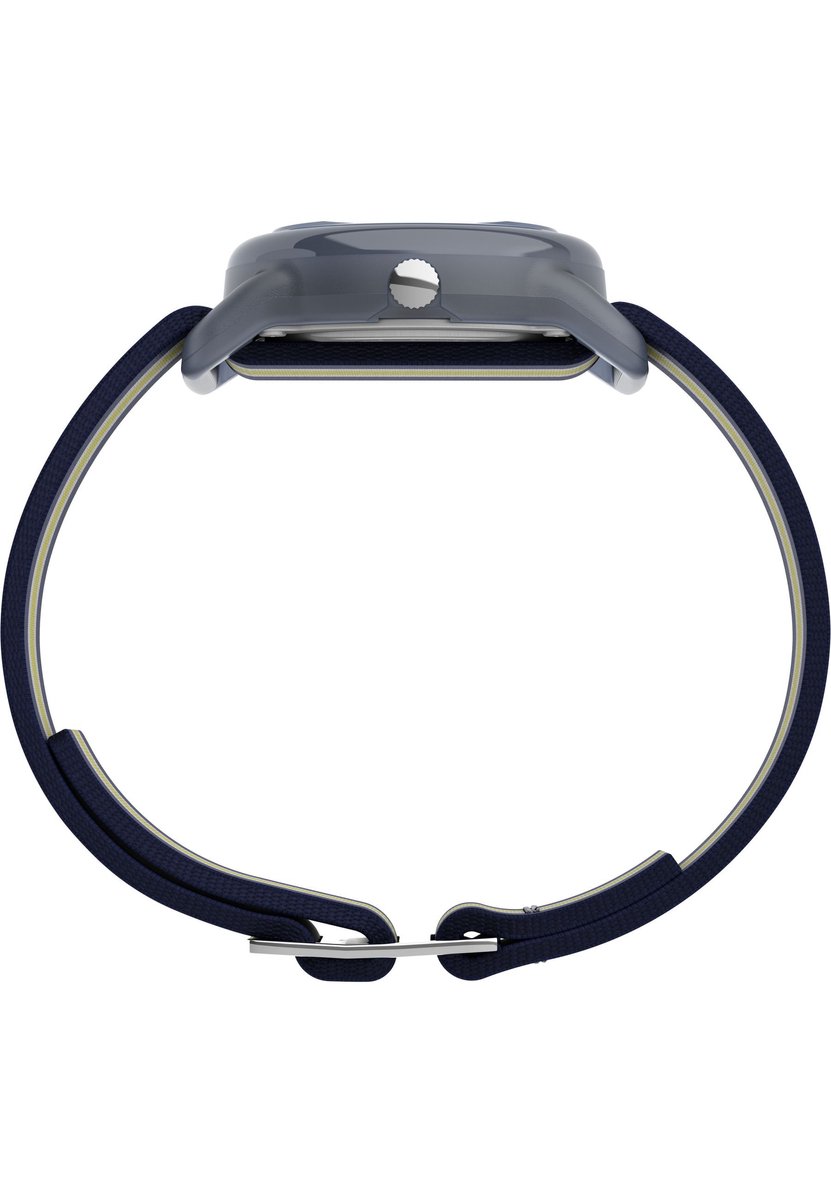 Timex Casey Kwarts Analoog Horloge Blauw Kast 100%: Messing En Llb | Armband 100%: Roestvrij Staal 25 mm TW7C058001O