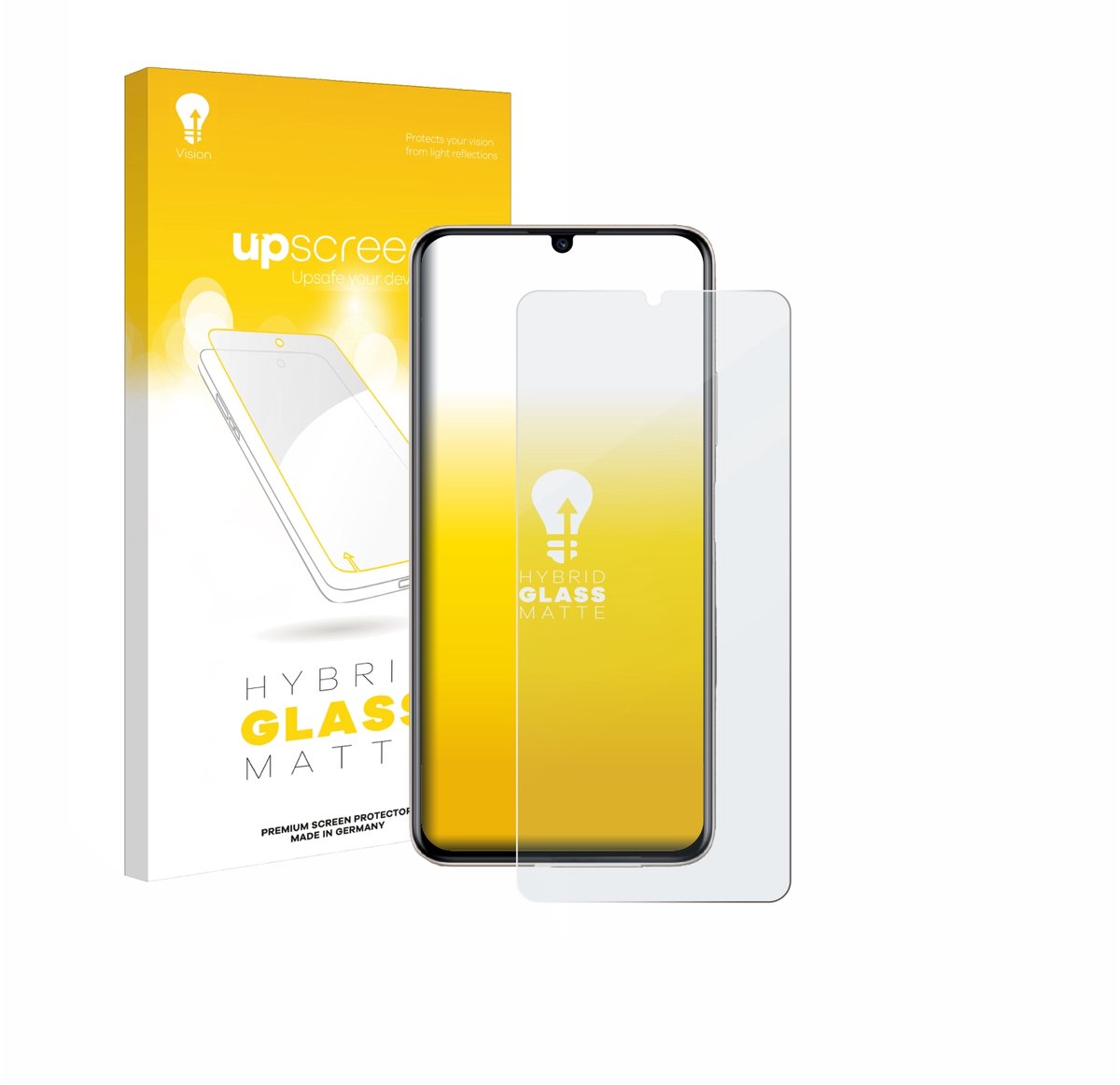 upscreen - Screenprotector voor Huawei Nova Y71 - Folie Beschermfolie Beschermglas matte