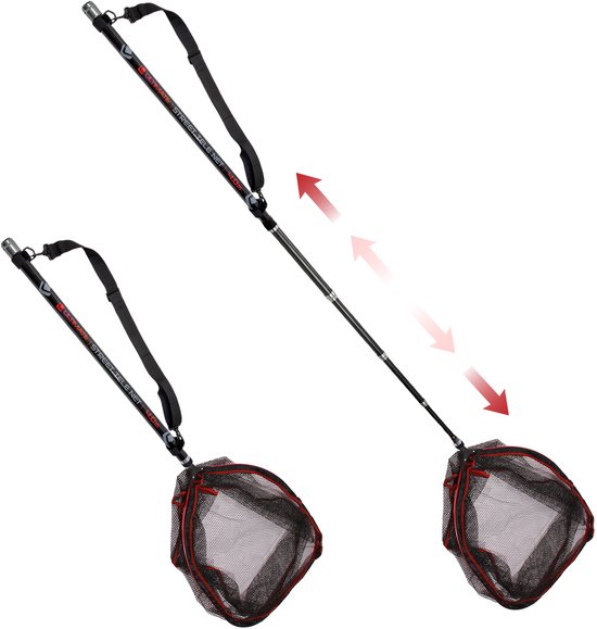 Ultimate Streetfishing Landingsnet + Telescopische Steel 4.00m - Schepnet