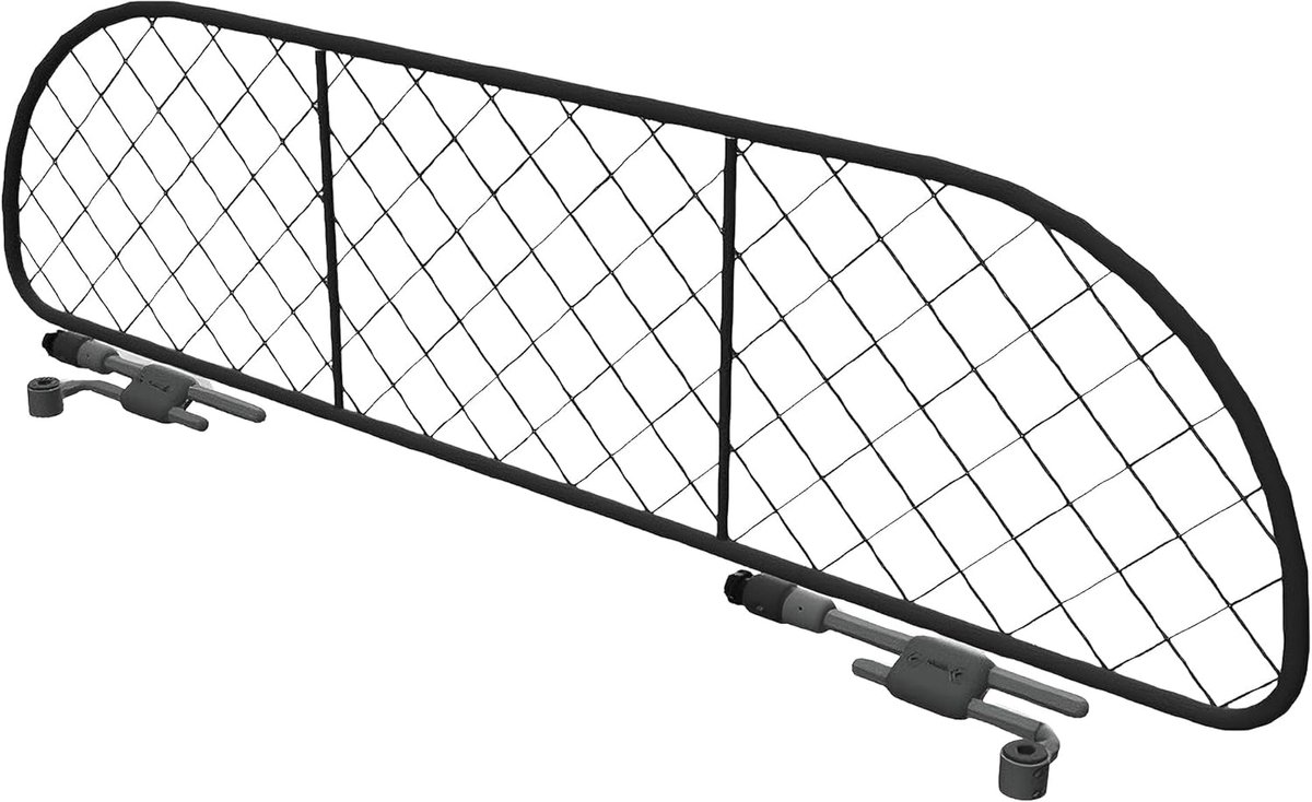 Hondenrek Kofferbak - Hondenafscheider Bagage - Veilig Vervoer - Snel Verstelbaar - 128x46x5.5cm