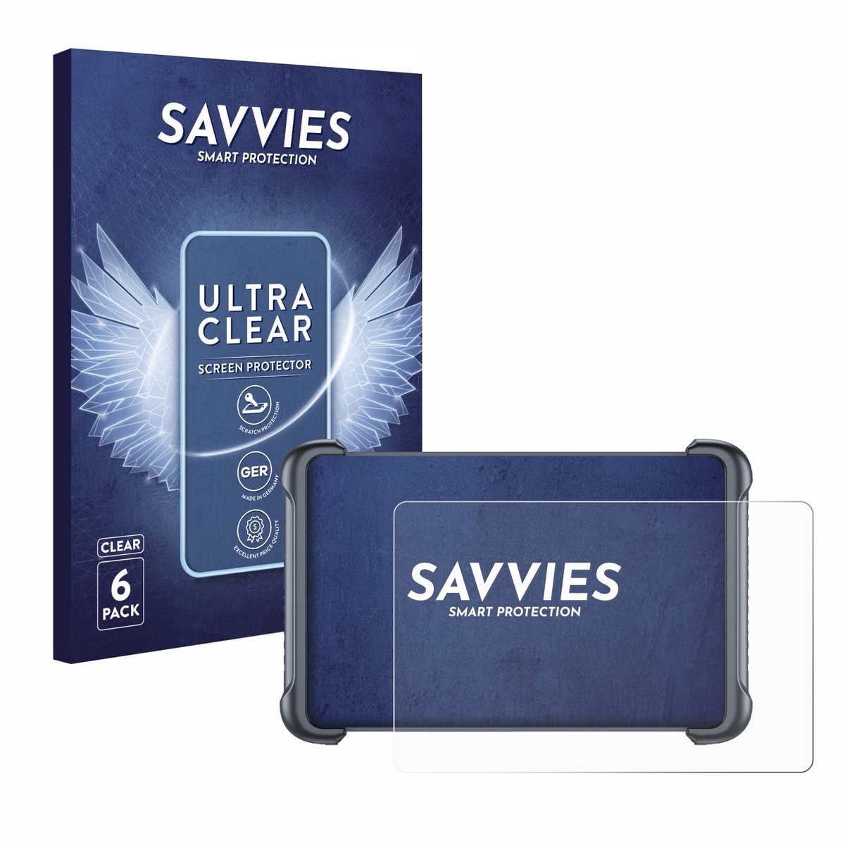 Savvies - Screenprotector Voor Thinkcar Thinkscan 689BT - Folie Beschermfolie Transparant 6 Stuks