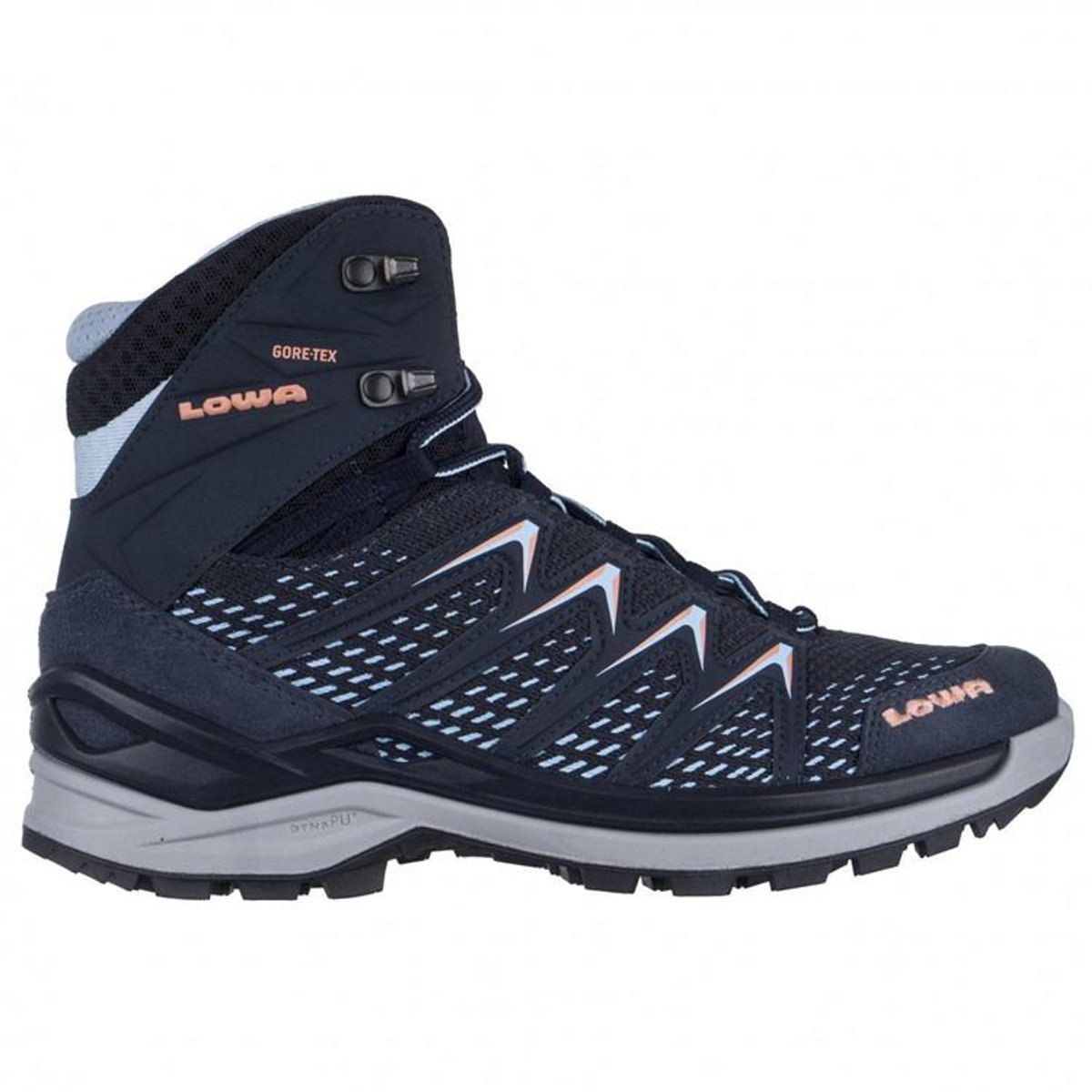 Innox Pro GTX Mid Ws Dames (Staalblauw/Zalm)